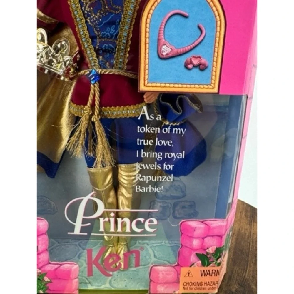 Vintage NEW Mattel 1997 Prince Ken Doll Rapunzel Barbie Collection